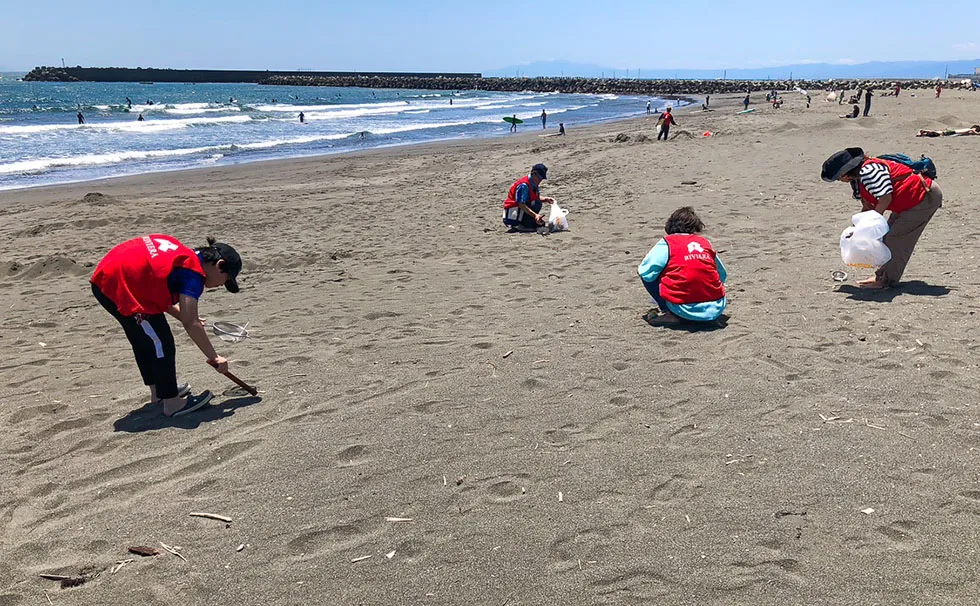 リビエラ湘南ビーチクリーン茅ヶ崎市