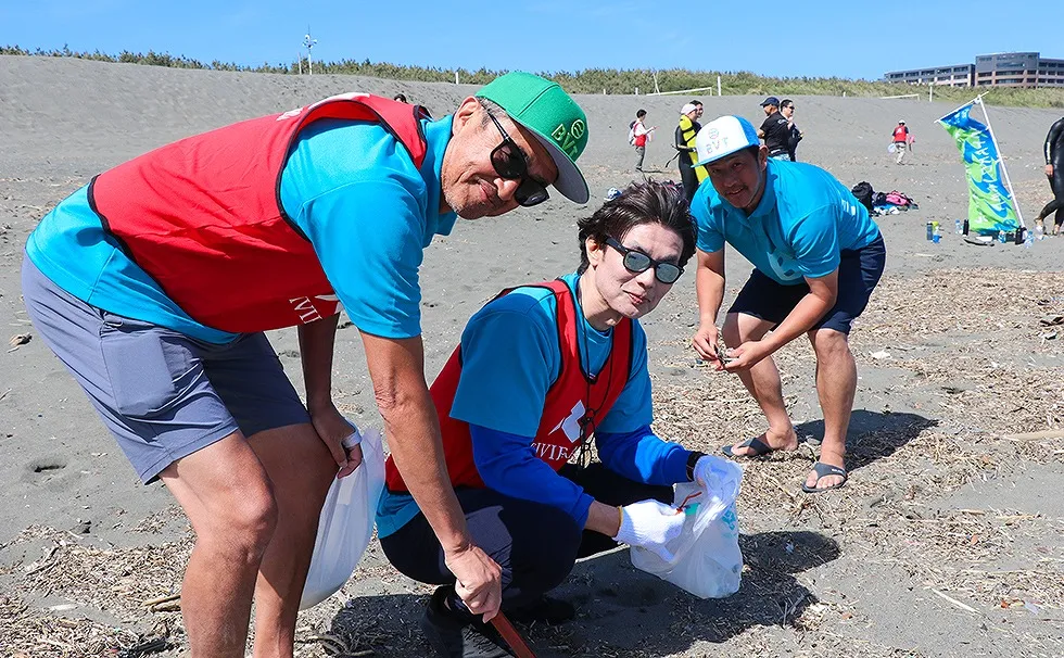 リビエラ湘南ビーチクリーン平塚市