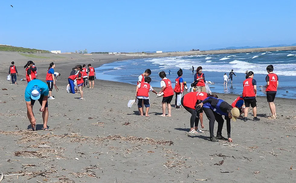 リビエラ湘南ビーチクリーン平塚市