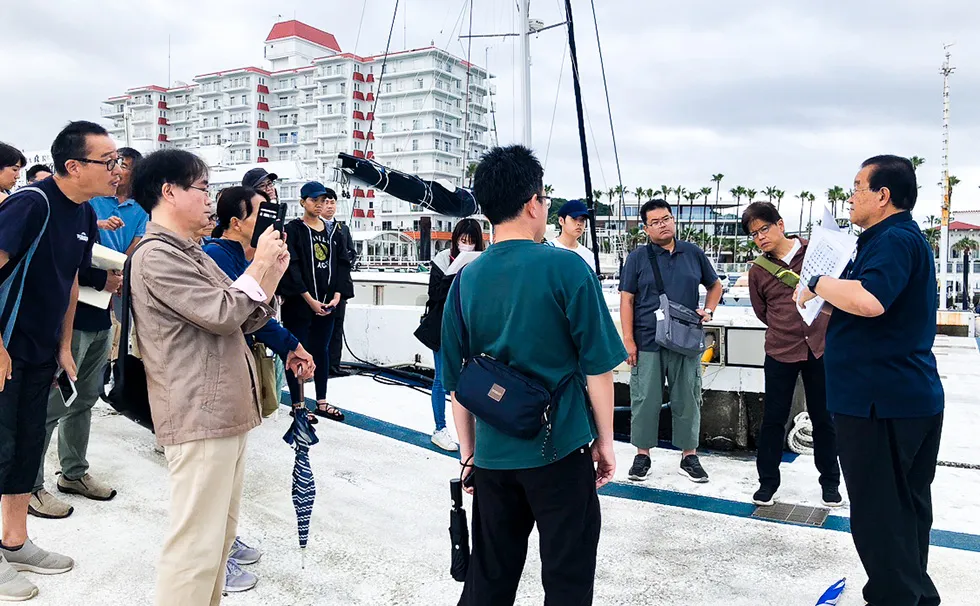 藻場再生の見学会