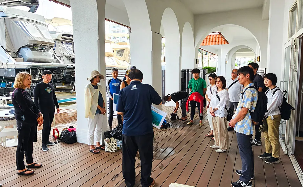 藻場再生の見学会