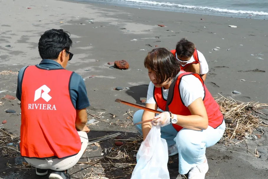 リビエラ湘南ビーチクリーン真鶴町