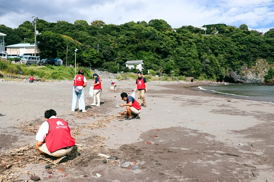 リビエラ湘南ビーチクリーン真鶴町