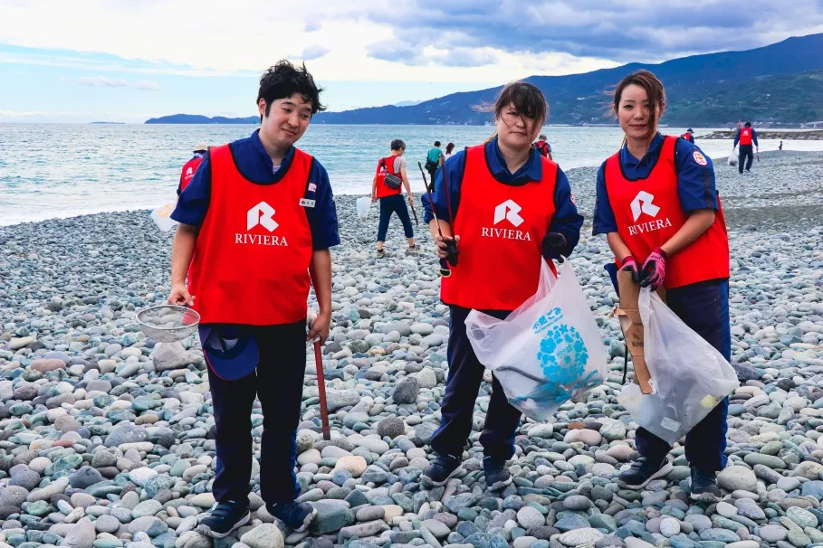 リビエラ湘南ビーチクリーン小田原市