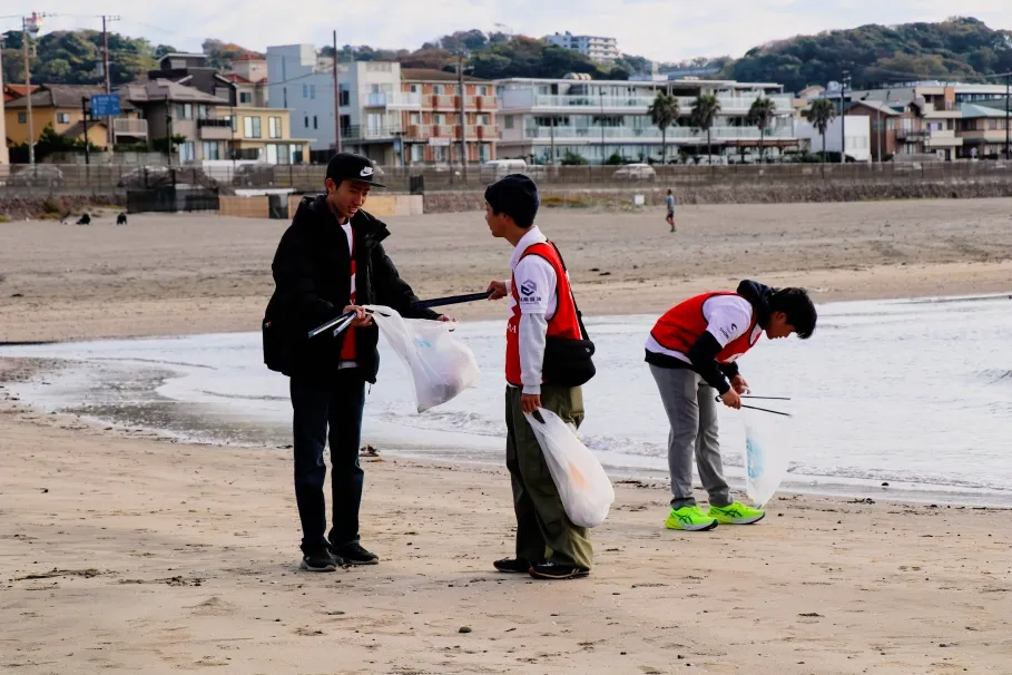 リビエラ湘南ビーチクリーン鎌倉市