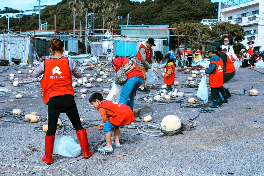 リビエラ湘南ビーチクリーン逗子市