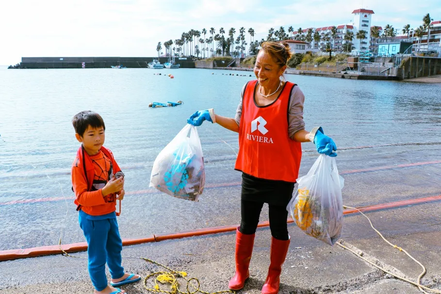 リビエラ湘南ビーチクリーン逗子市