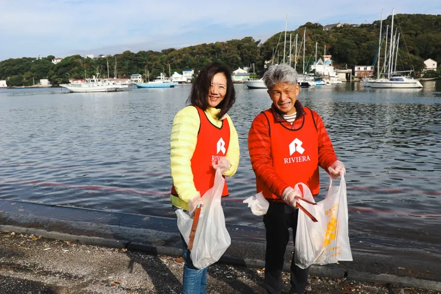 リビエラ湘南ビーチクリーン三浦市