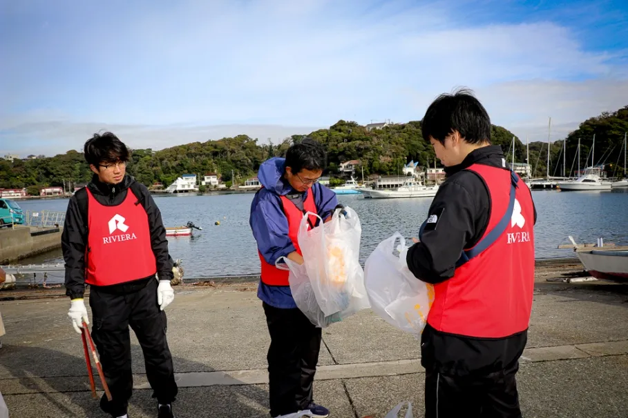 リビエラ湘南ビーチクリーン三浦市