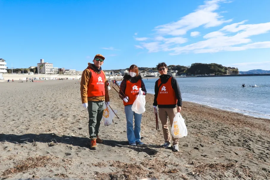 リビエラ湘南ビーチクリーン藤沢