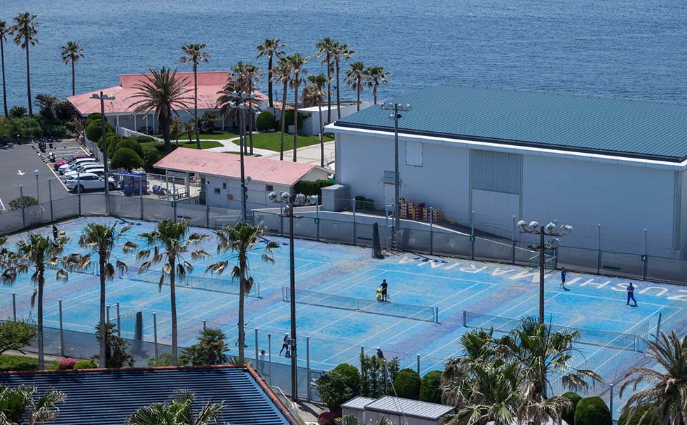 写真:テニスコート