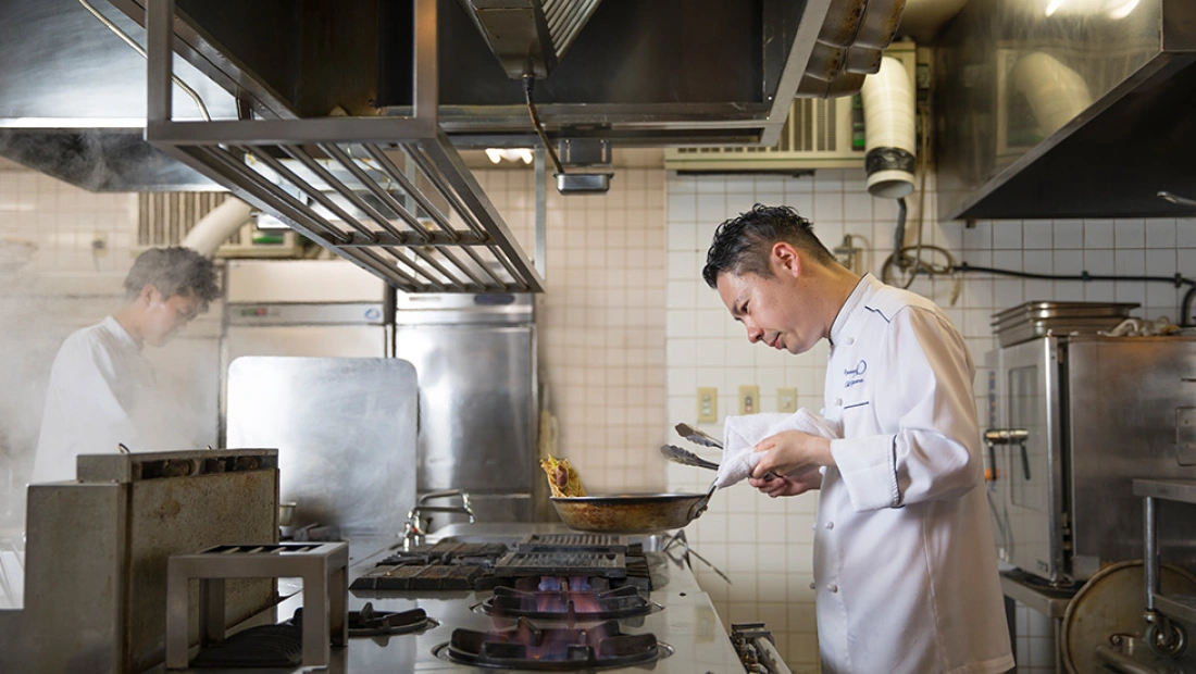 写真:調理の様子