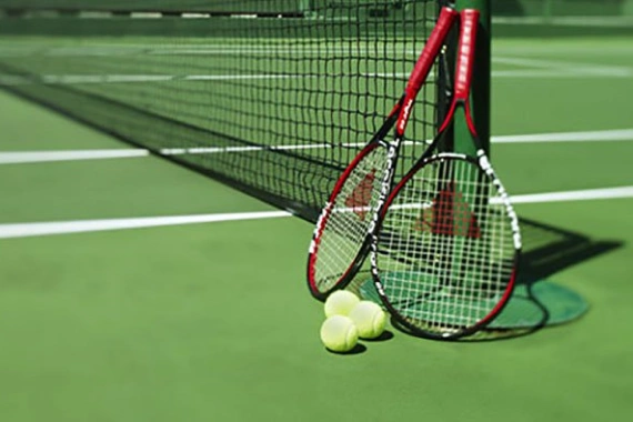 写真:テニス