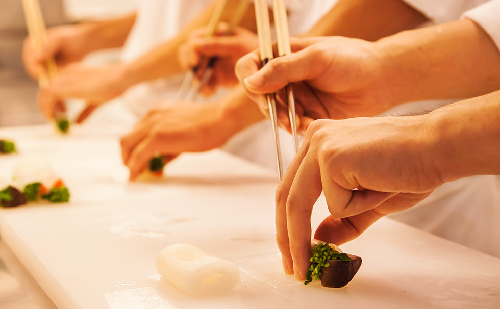 写真:調理の様子