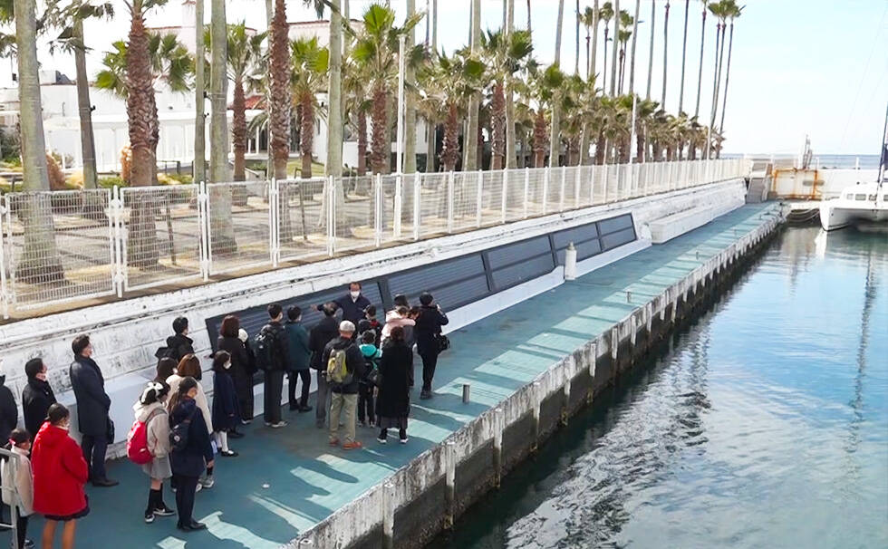 写真:SDGsバックヤードツアー