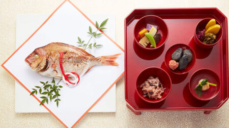 写真：お食い初め