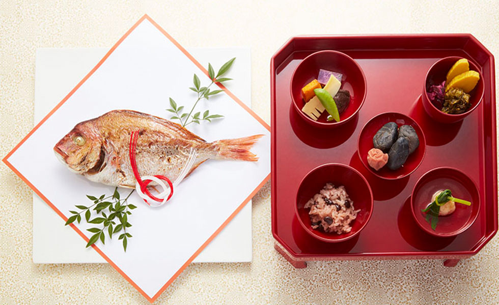 写真:お食い初め