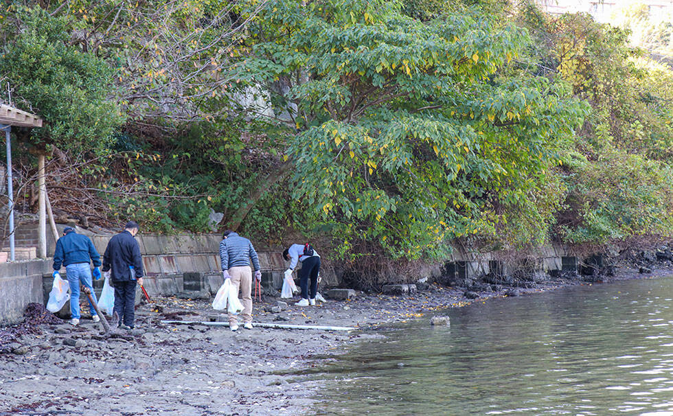写真:リビエラ湘南ビーチクリーン