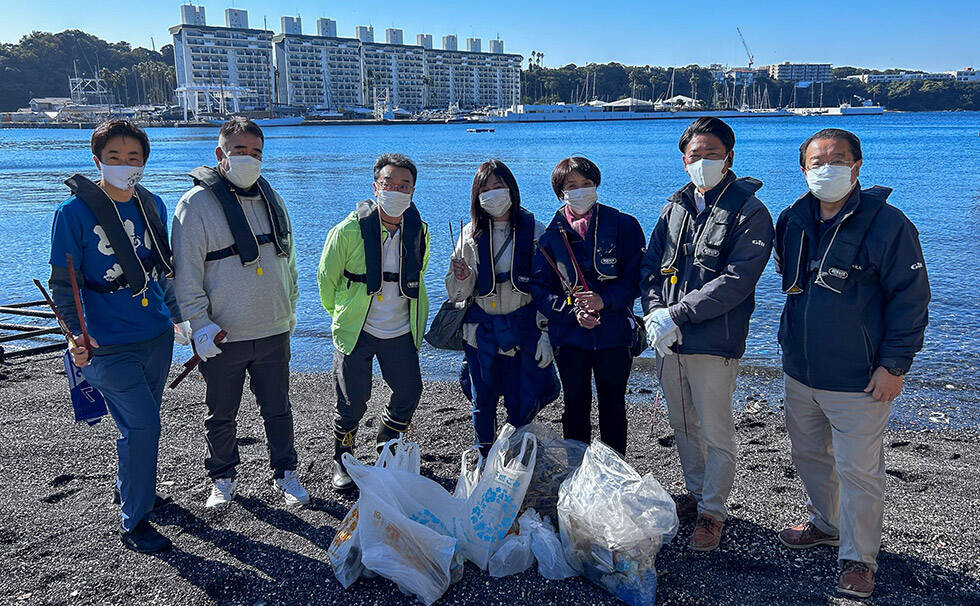写真:リビエラ湘南ビーチクリーン