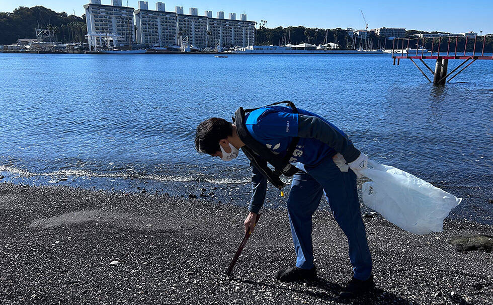 写真:リビエラ湘南ビーチクリーン