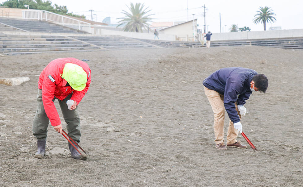 写真:リビエラ湘南ビーチクリーン