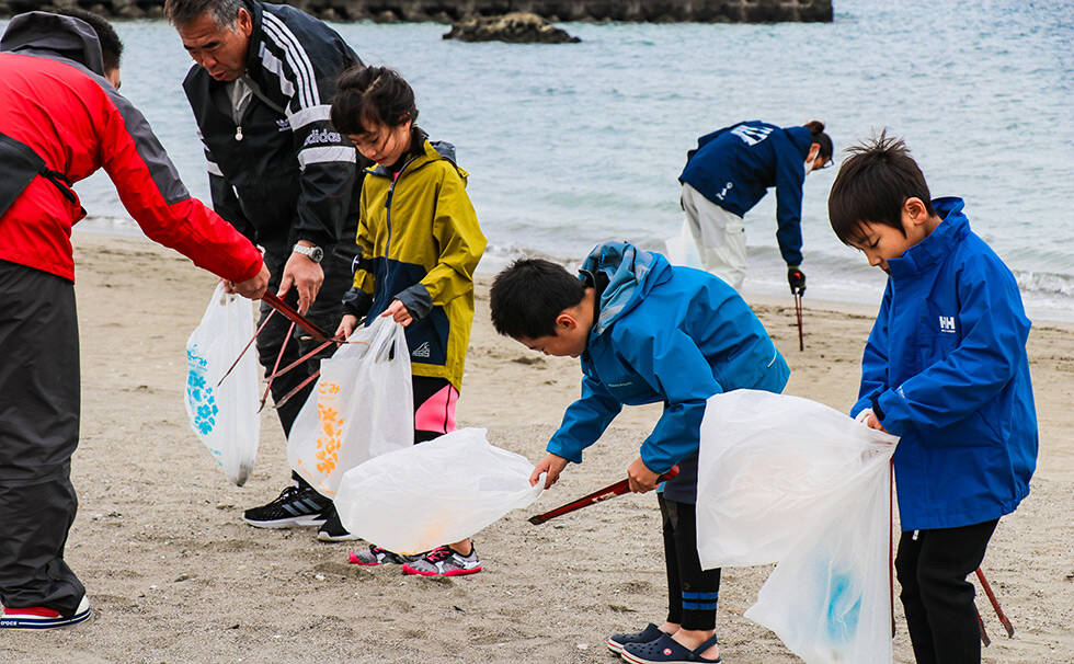 写真:リビエラ湘南ビーチクリーン