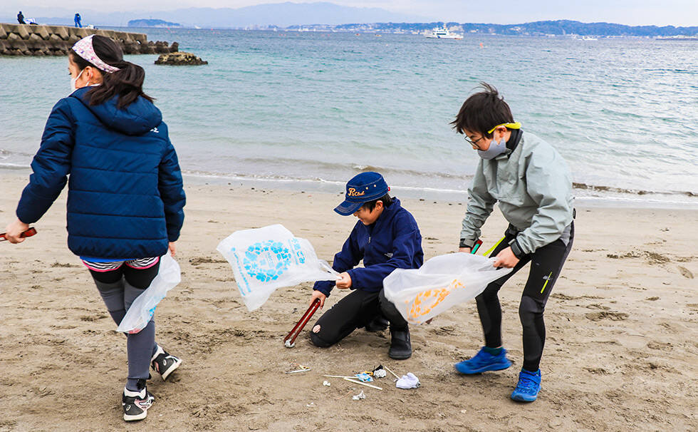 写真:リビエラ湘南ビーチクリーン