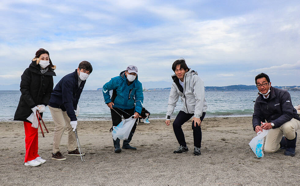 写真:リビエラ湘南ビーチクリーン