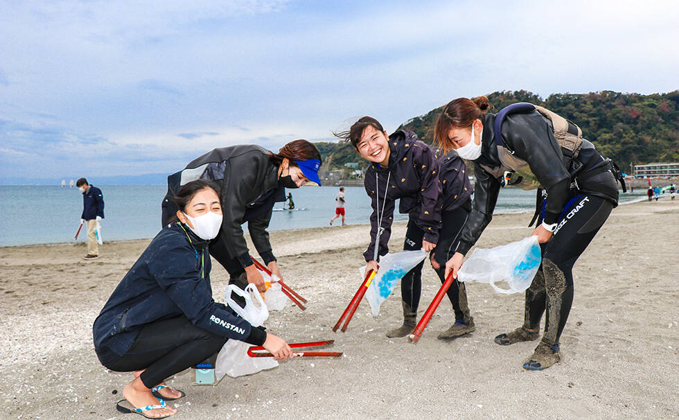 写真:リビエラ湘南ビーチクリーン