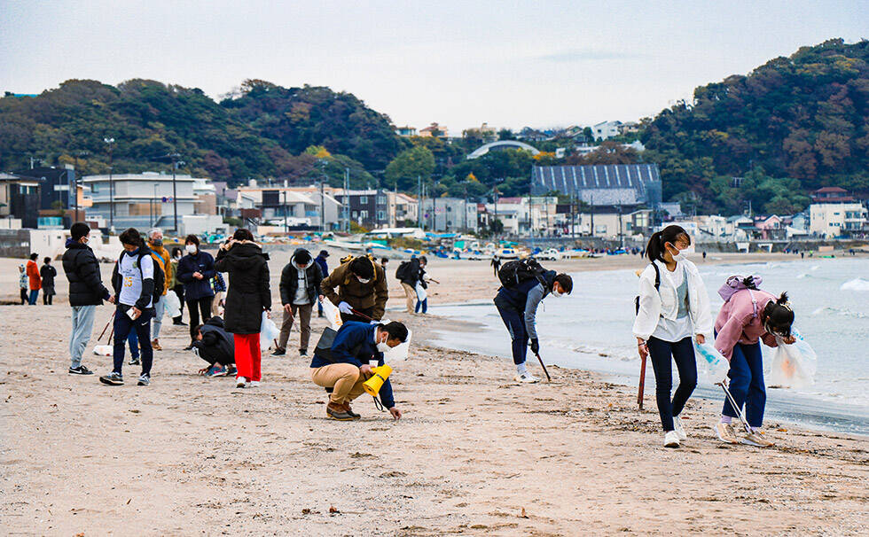 写真:リビエラ湘南ビーチクリーン