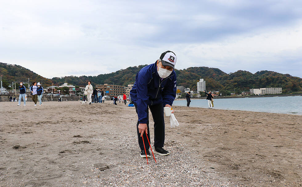 写真:リビエラ湘南ビーチクリーン