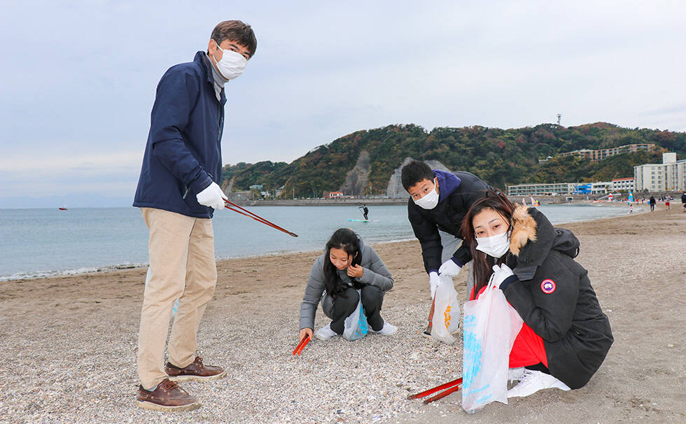 写真:リビエラ湘南ビーチクリーン