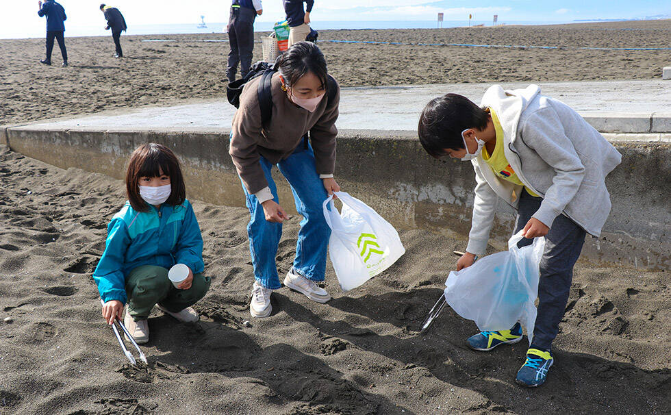 写真:リビエラ湘南ビーチクリーン