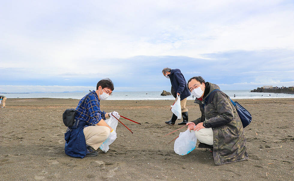 写真:リビエラ湘南ビーチクリーン