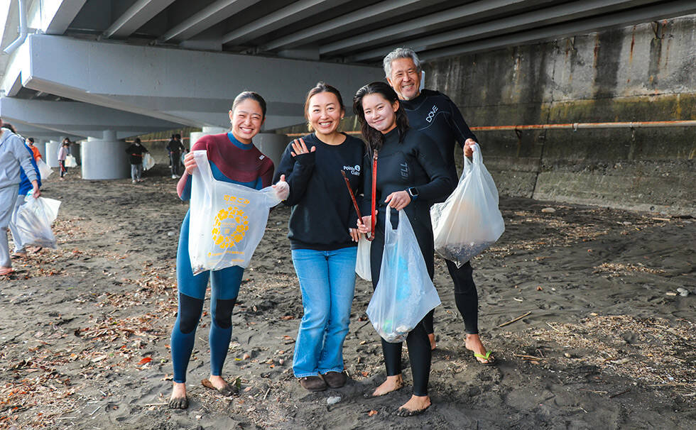 写真:リビエラ湘南ビーチクリーン