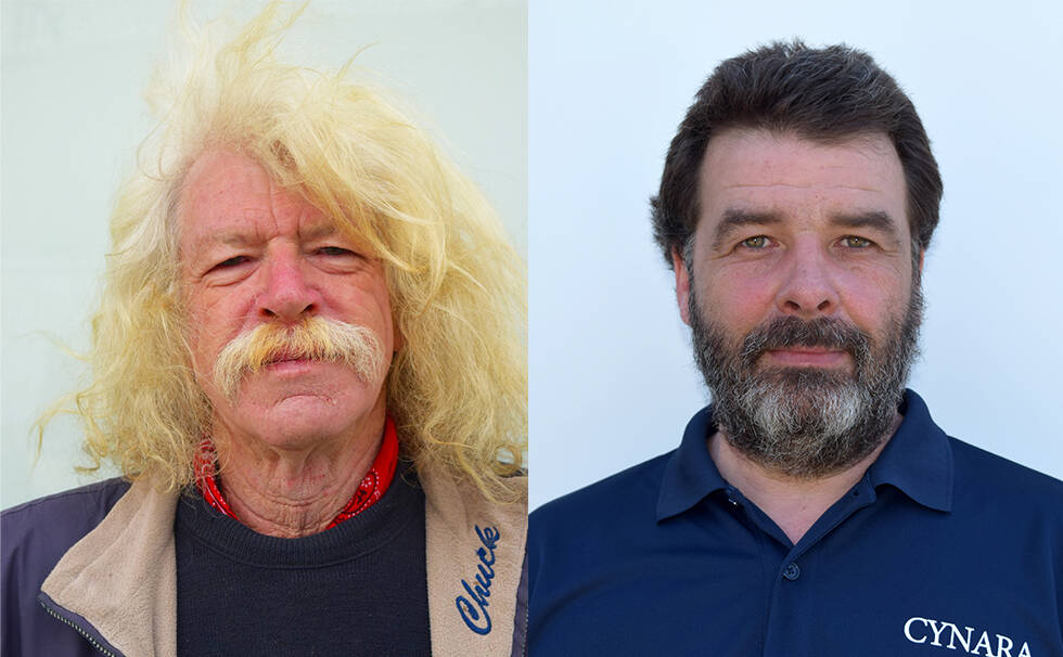 写真:リギングスペシャリスト チャック・デマンジェ氏 マスターシップライト ポール・ハービー氏