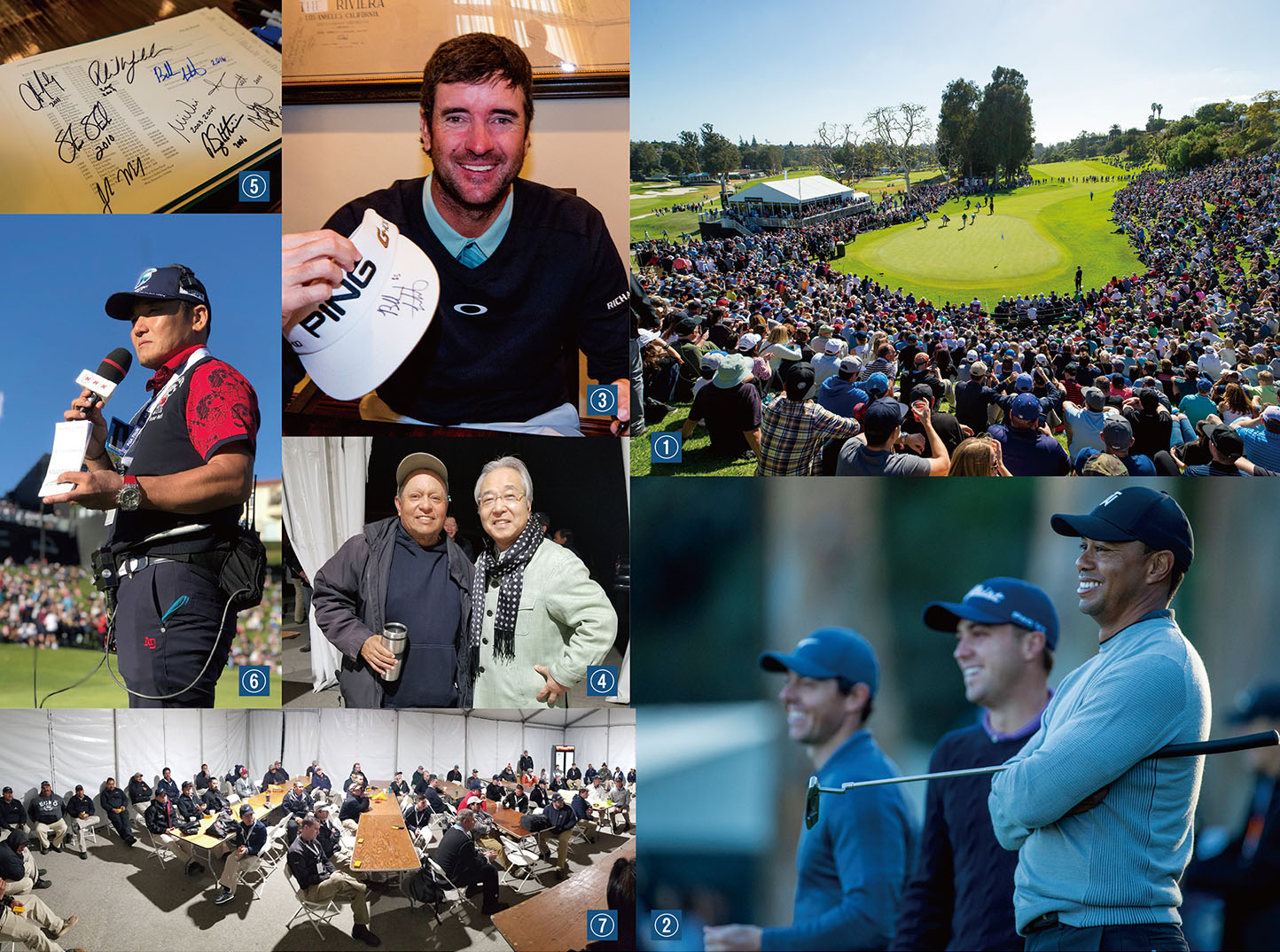 写真:ジェネシス・オープン 2018 大会の様子