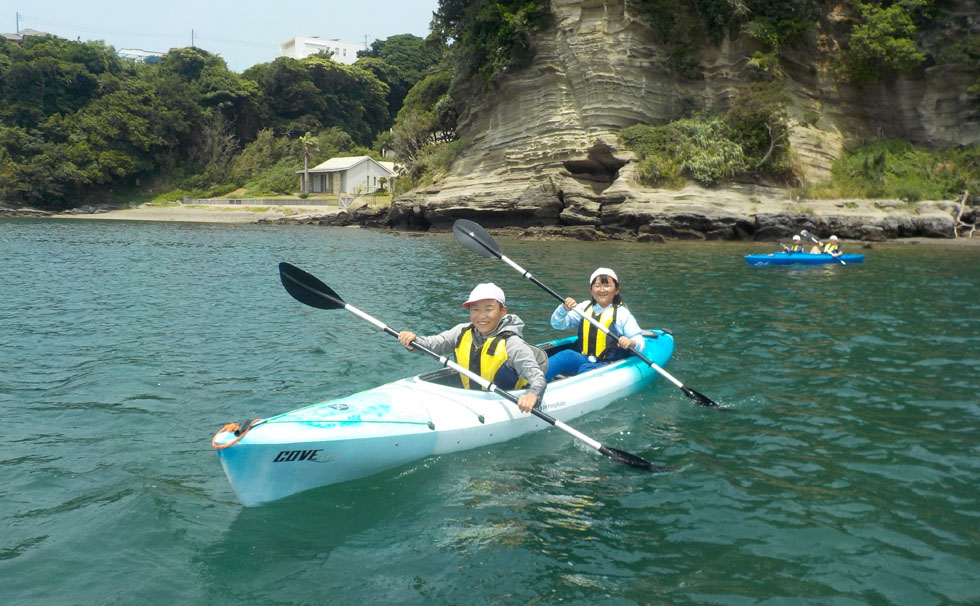 写真：「海と繋がるプログラム」の様子