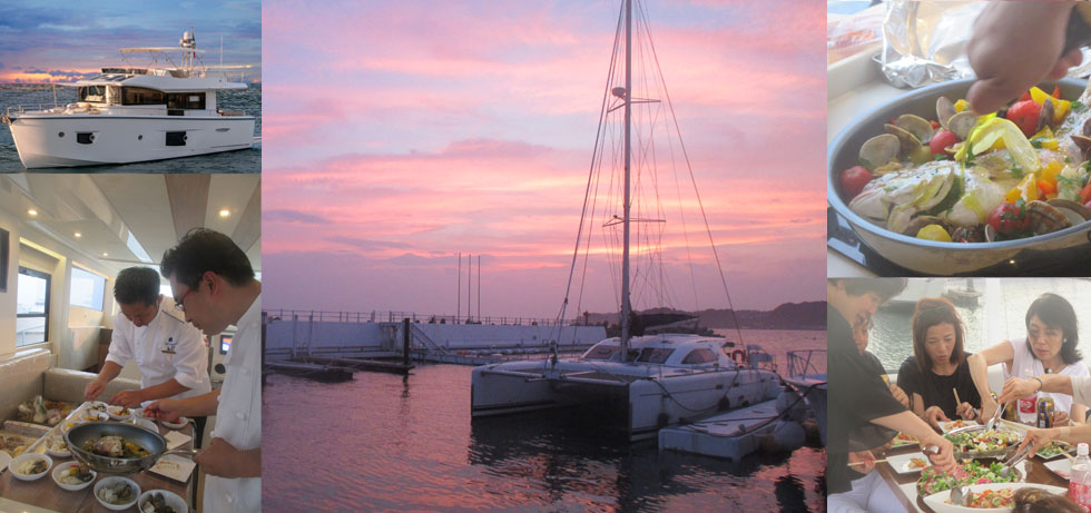 写真：サンセットクルーズ＆船上ディナーの様子