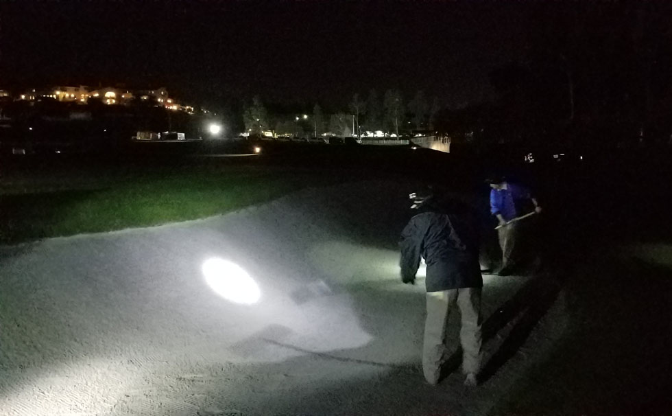 写真:コースメンテナンス