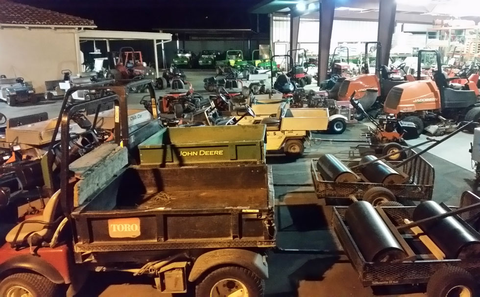 写真:コースメンテナンス