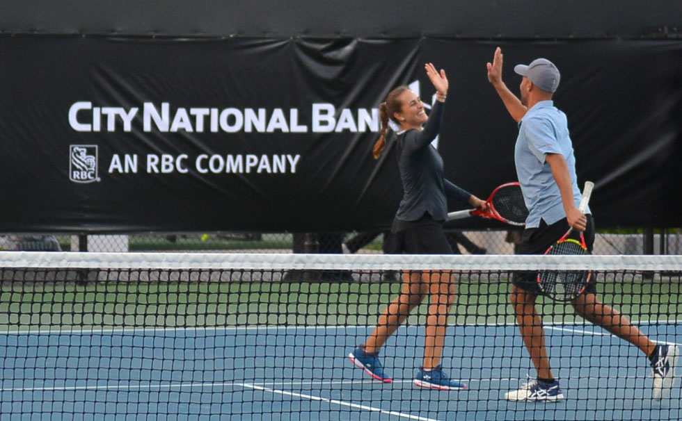 写真：リビエラテニスクラシックの様子