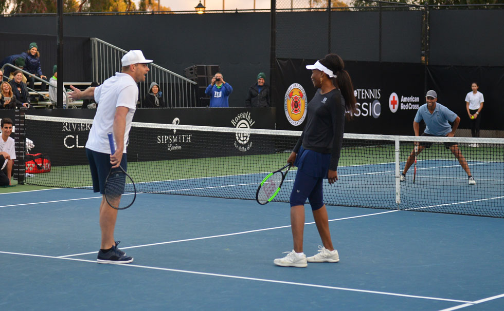 写真:リビエラテニスクラシックの様子