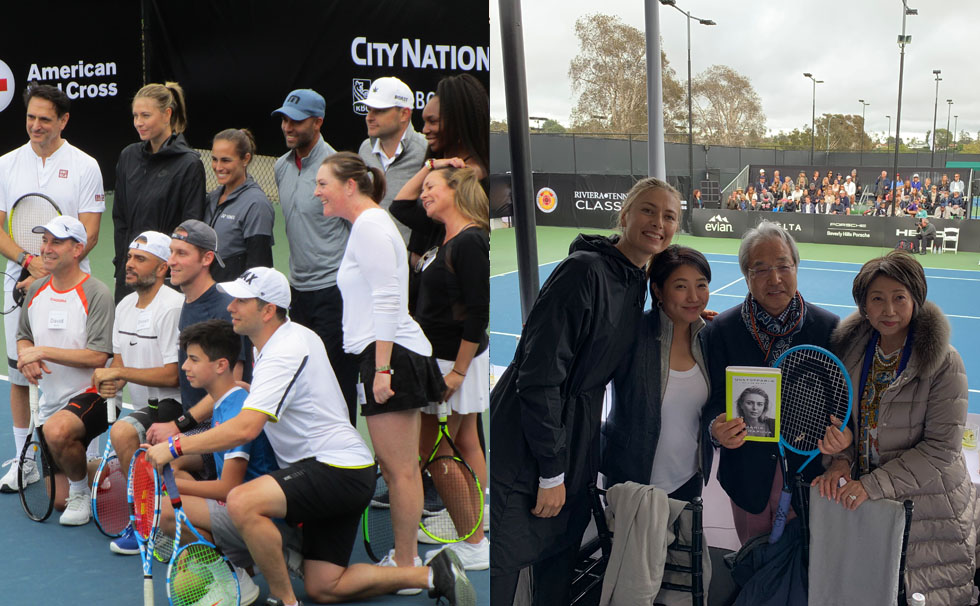 写真:リビエラテニスクラシックの様子