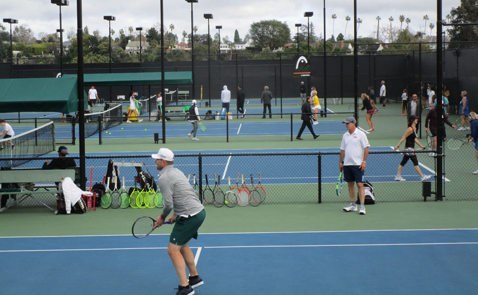 写真:リビエラテニスクラシックの様子