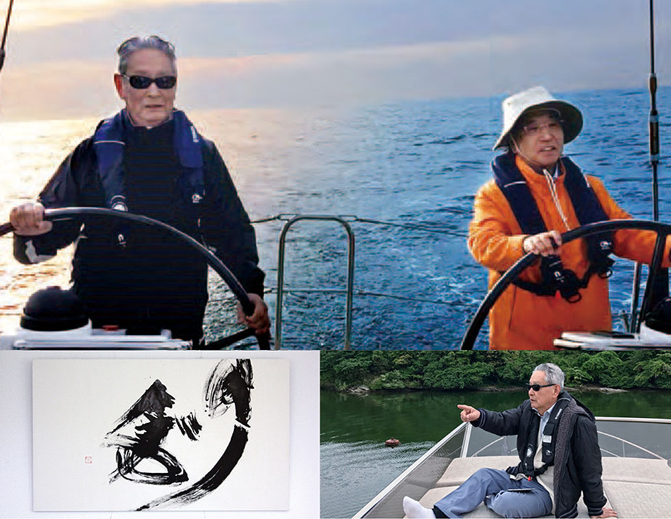 写真:代表、渡邊曻と出井伸之氏