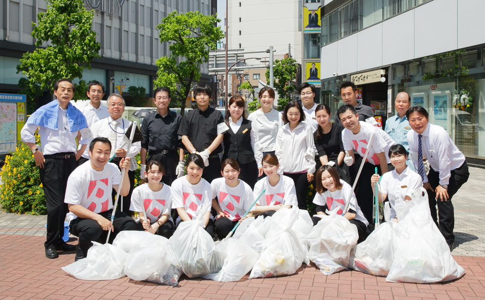 写真:リビエラビーチクリーン