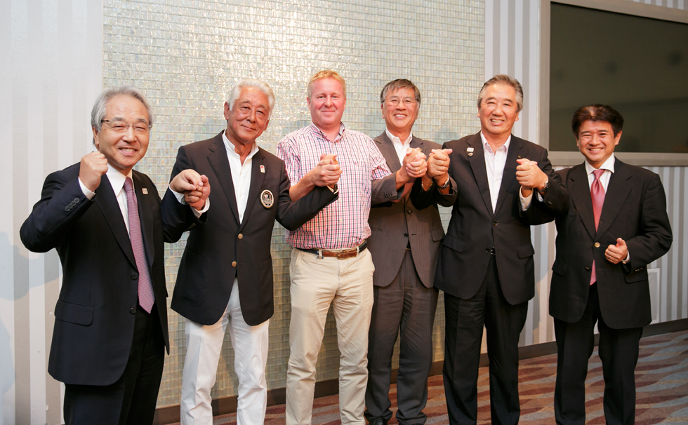 写真：五輪開催に向けたレセプション