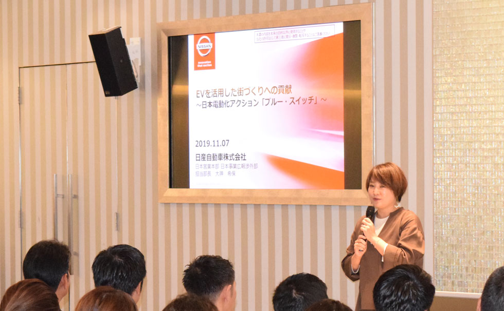 写真:大神希保さんの講演会