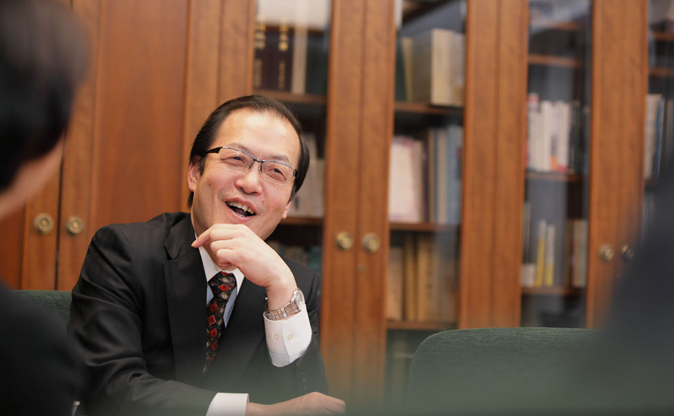 写真：立教大学総長 郭 洋春（カク・ヤンチュン）さん